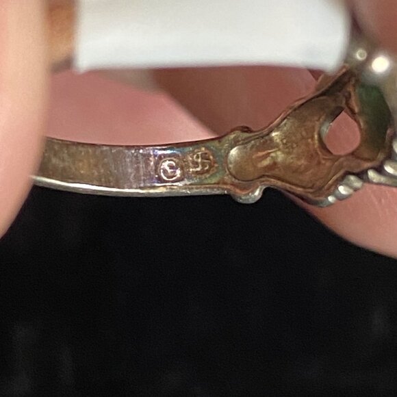 Ring Size 5.5 Sterling Silver 925 Women Tourmaline Semi-Precious Stone - Picture 8 of 8